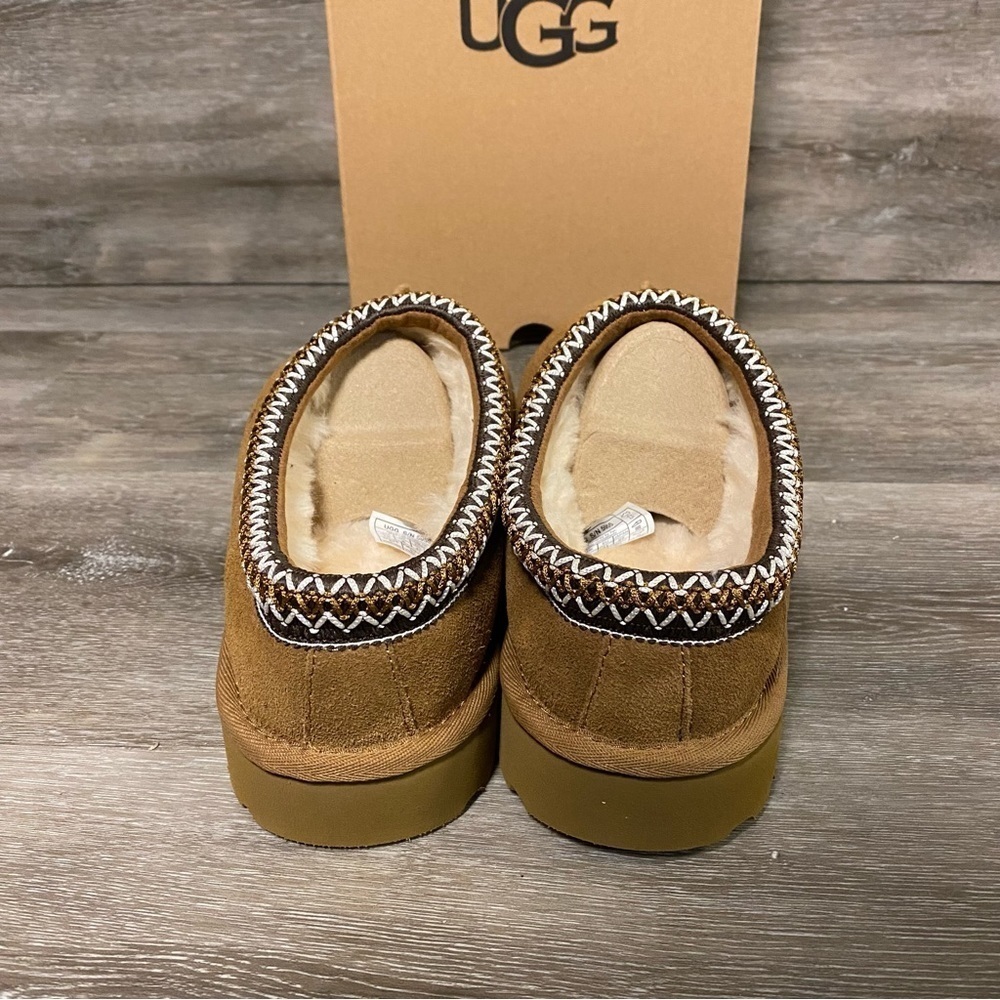 UGG | Tasman Slippers In Chestnut Brown NEW In Box - Picture 4 of 11